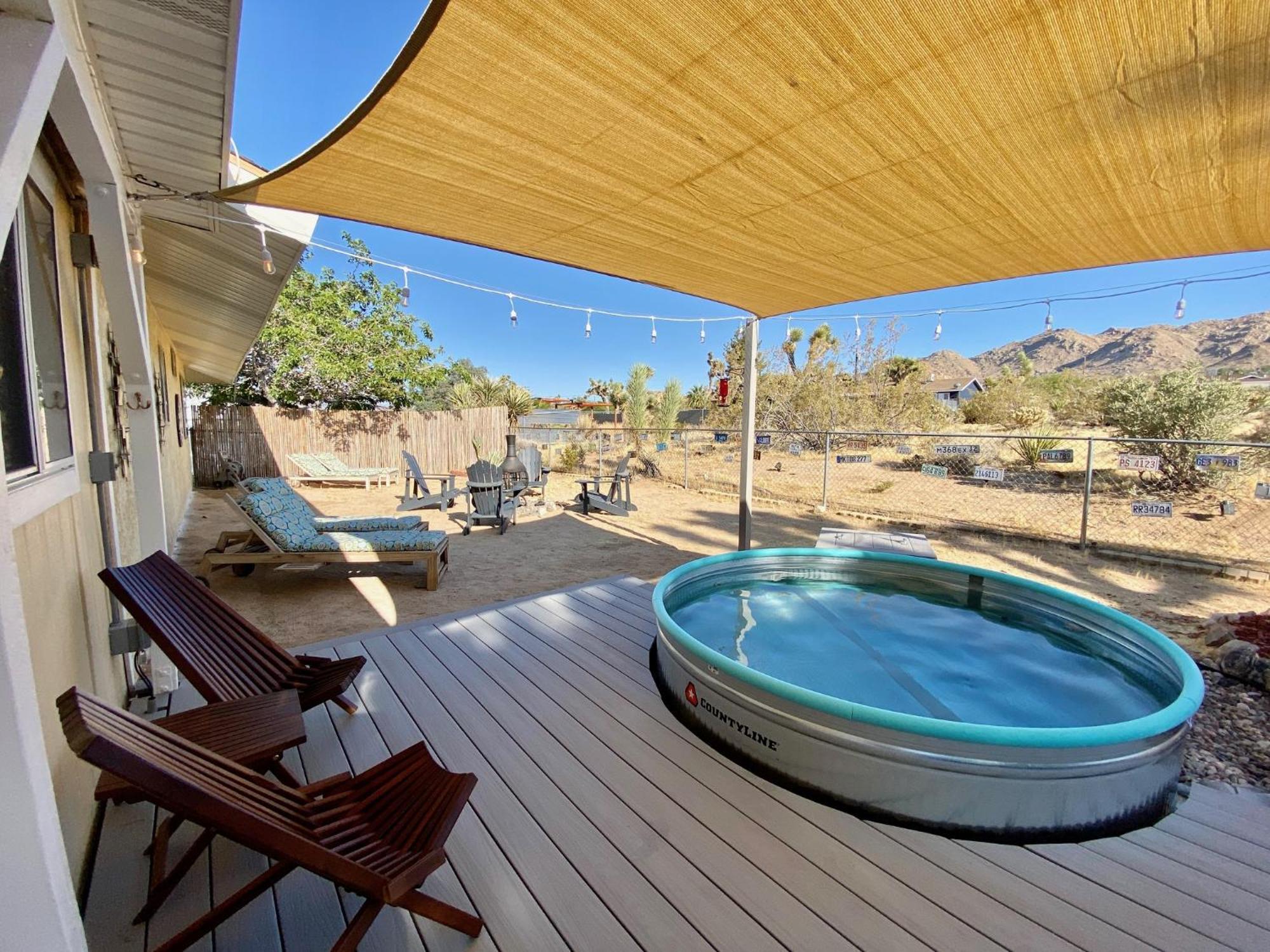 Float Pool, Hot Tub, Sauna, Views, Telescope-Skywatchers Haven Joshua Tree Luaran gambar